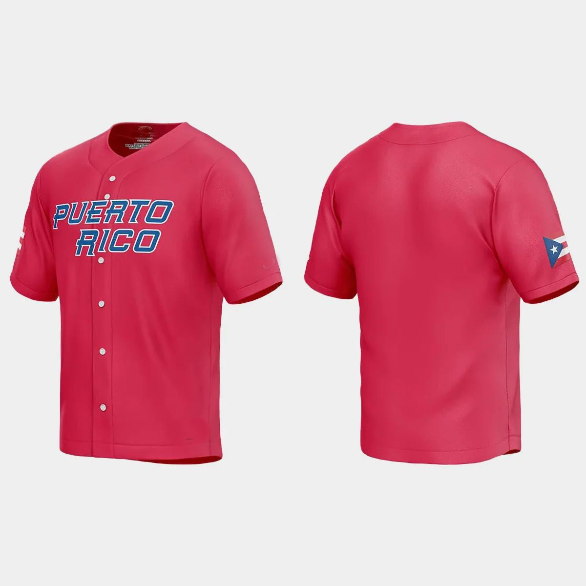 PUERTO RICO BASEBALL 2023 WORLD BASEBALL CLASSIC JERSEY ¨C RED Stitches Baseball Jerseys