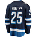 W.Jets #25 Paul Stastny Supporters Branded Breakaway Player Jersey Navy Stitched American Hockey Jerseys