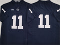P.State Nittany Lions #11 Abdul Carter Navy 2024 F.U.S.E. No Name Stitched College Jerseys