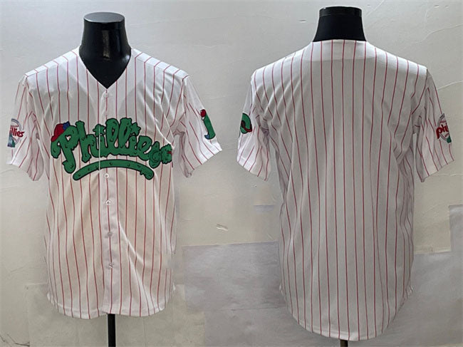 Philadelphia Phillies Blank White Phanatic Limited Stitched Baseball Jersey