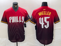 Philadelphia Phillies #45 Zack Wheeler Red 2024 City Cool Base Baseball Jersey