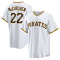 Pittsburgh Pirates #22 Andrew McCutchen Replica Player Jersey - White Stitched Baseball Jersey
