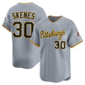 Pittsburgh Pirates #30 Paul Skenes Road Limited Player Jersey - Gray Stitched Baseball Jersey