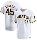 Pittsburgh Pirates #45 Andrew Heaney White 2025 Home Limited Stitched Baseball Jersey