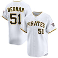 Pittsburgh Pirates #51 David Bednar White 2025 Home Limited Stitched Baseball Jersey