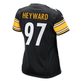 P.Steelers #97 Cam Heyward Black Game Player Jersey Stitched American Football Jerseys