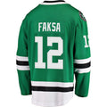 D.Stars #12 Radek Faksa Supporters Branded Breakaway Jersey  Kelly Green Stitched American Hockey Jerseys