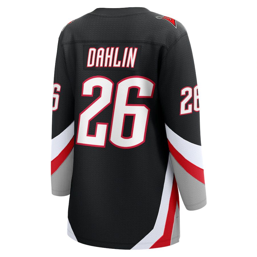 B.Sabres #26 Rasmus Dahlin Supporters Branded Alternate Premier Breakaway Player Jersey Black Stitched American Hockey Jerseys