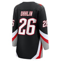 B.Sabres #26 Rasmus Dahlin Supporters Branded Alternate Premier Breakaway Player Jersey Black Stitched American Hockey Jerseys
