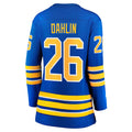 B.Sabres #26 Rasmus Dahlin Supporters Branded Women's Home Breakaway Jersey Royal Stitched American Hockey Jerseys
