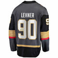 V.Golden Knights #90 Robin Lehner Supporters Authentic Autographed Black Supporters Breakaway Jersey Gray Hockey Jerseys