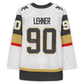 V.Golden Knights #90 Robin Lehner Supporters Authentic Autographed White Authentic Jersey Hockey Jerseys