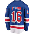 NY.Rangers #16 Ryan Strome Supporters Branded Team Color Breakaway Player Jersey Blue Stitched American Hockey Jerseys