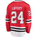 C.Blackhawks #24 Supporters Branded Home Breakaway Player Jersey Red Stitched American Hockey Jerseys