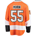 P.Flyers #55 Samuel Morin Fanatics Branded Breakaway Player Jersey Orange Stitched American Hockey Jerseys