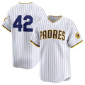 San Diego Padres 2024 #42 Jackie Robinson Day Home Limited Jersey ¨C White Stitches Baseball Jerseys