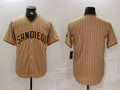 San Diego Padres Blank Tan Cool Base Stitched Baseball Jersey