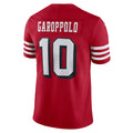 SF.49ers #10 Jimmy Garoppolo Red Alternate Vapor Limited Jersey Stitched American Football Jersey