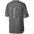 SF.49ers #16 Joe Montana Mitchell & Ness Charcoal 1990 Retired Player Metal Legacy Jersey Stitched American Football Jerseys