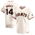 San Francisco Giants #14 Patrick Bailey Cream 2024 Home Limited Stitched Baseball Jersey