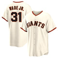 San Francisco Giants #31 LaMonte Wade Jr. Home Replica Player Jersey - Cream Stitched Baseball Jersey