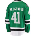 D.Stars #41 Scott Wedgewood Supporters Branded Home Breakaway Player Jersey Kelly Green Stitched American Hockey Jerseys