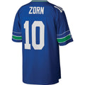 S.Seahawks #10 Jim Zorn Mitchell & Ness Legacy Replica Jersey - Royal Stitched American Football Jerseys