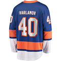 NY.Islanders #40 Semyon Varlamov Supporters Branded Replica Player Jersey Royal Stitched American Hockey Jerseys
