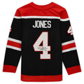 C.Blackhawks #4 Seth Jones Supporters Authenti Autographed Reverse Retro Authentic Jersey Red Stitched American Hockey Jerseys