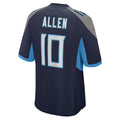 T.Titans #10 Brandon Allen Navy Team Game Stitched American Football Jersey