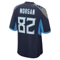 T.Titans #82 Stanley Morgan Navy Team Game Stitched American Football Jersey