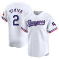 Texas Rangers #2 Marcus Semien Home Limited Player Jersey - White Stitched Baseball Jersey