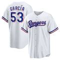Texas Rangers #53 Adolis Garc¨ªa 2023 World Series Replica Player Jersey ¨C White Baseball Jersey