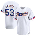Texas Rangers #53 Adolis Garcia 2024 Gold Collection Limited Player Jersey ¨C White Baseball Jerseys