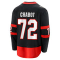O.Senators #72 Thomas Chabot Supporters Branded Home Breakaway Jersey Black Stitched American Hockey Jerseys