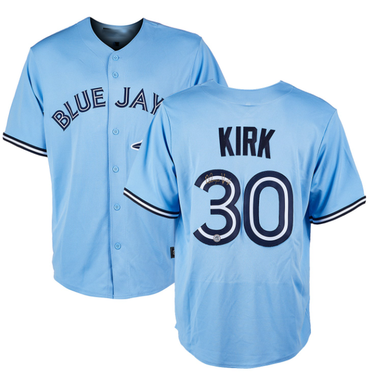 Toronto Blue Jays #30 Alejandro Kirk Light Blue Cool Base Stitched Baseball Jersey
