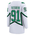 D.Stars #91 Tyler Seguin Supporters Branded 2020-21 Special Edition Breakaway Player Jersey White Stitched American Hockey Jerseys