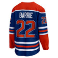 E.Oilers #22 Tyson Barrie Supporters Branded Home Breakaway Player Jersey Royal Stitched American Hockey Jerseys
