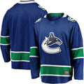V.Canucks Supporters Branded Home Team Breakaway Jersey Blue Stitched American Hockey Jerseys