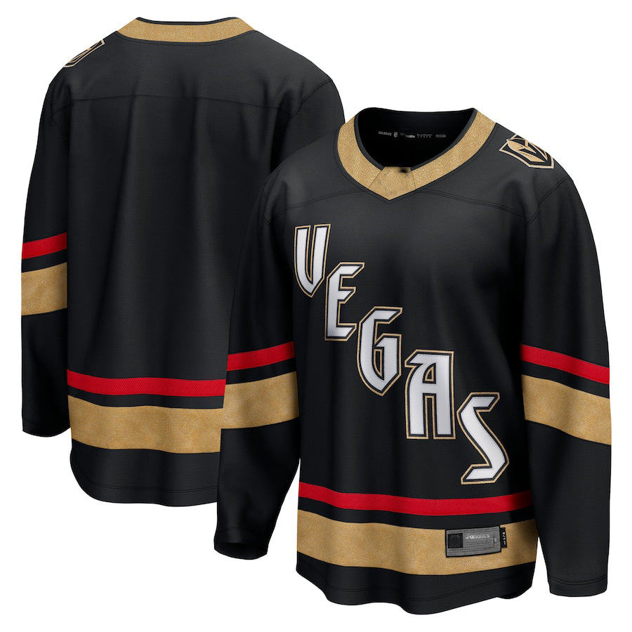 V.Golden Knights Supporters Branded Special Edition 2.0 Breakaway Blank Jersey Black Stitched American Hockey Jerseys