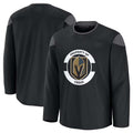 V.Golden Knights Supporters Team Practice Jersey - Black Stitched American Hockey Jerseys