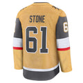 V.Golden Knights #61 Mark Stone Supporters Home Premium Jersey - Gold Stitched American Hockey Jerseys
