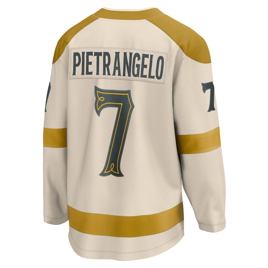 V.Golden Knights #7 Alex Pietrangelo Supporters 2024 Winter Classic Breakaway Player Jersey - Cream Hockey Jerseys