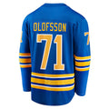 B.Sabres #71 Victor Olofsson Supporters Branded Breakaway Player Jersey Royal Stitched American Hockey Jerseys