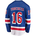 NY.Rangers #16 Vincent Trocheck Supporters Branded Home Breakaway Player Jersey  Blue Stitched American Hockey Jerseys