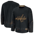 W.Capitals Supporters 2024 Military Appreciation Practice Jersey - Black Stitched American Hockey Jerseys
