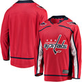 W.Capitals Supporters Branded Breakaway Home Jersey Red Stitched American Hockey Jerseys