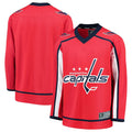 W.Capitals Supporters Branded Home Replica Blank Jersey Red Stitched American Hockey Jerseys