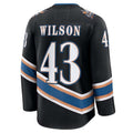 W.Capitals #43 Tom Wilson Supporters Alternate 50th Anniversary Premium Jersey - Black Stitched American Hockey Jerseys