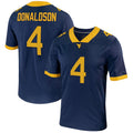 W.Virginia Mountaineers #4 CJ Donaldson NIL Football Game Jersey ¨C Navy American College Jerseys